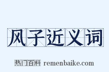 风子近义词是什么意思的图片